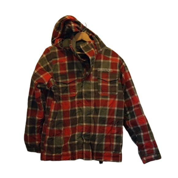 Burton Other - Burton Size L US 14/16 Dryride Red Plaid Chittagong Snowboarding Winter …